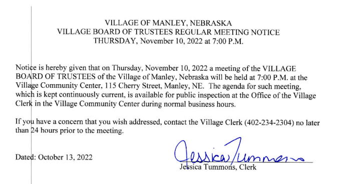 meeting nov 10 2022