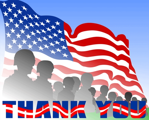 Memorial Day thank you