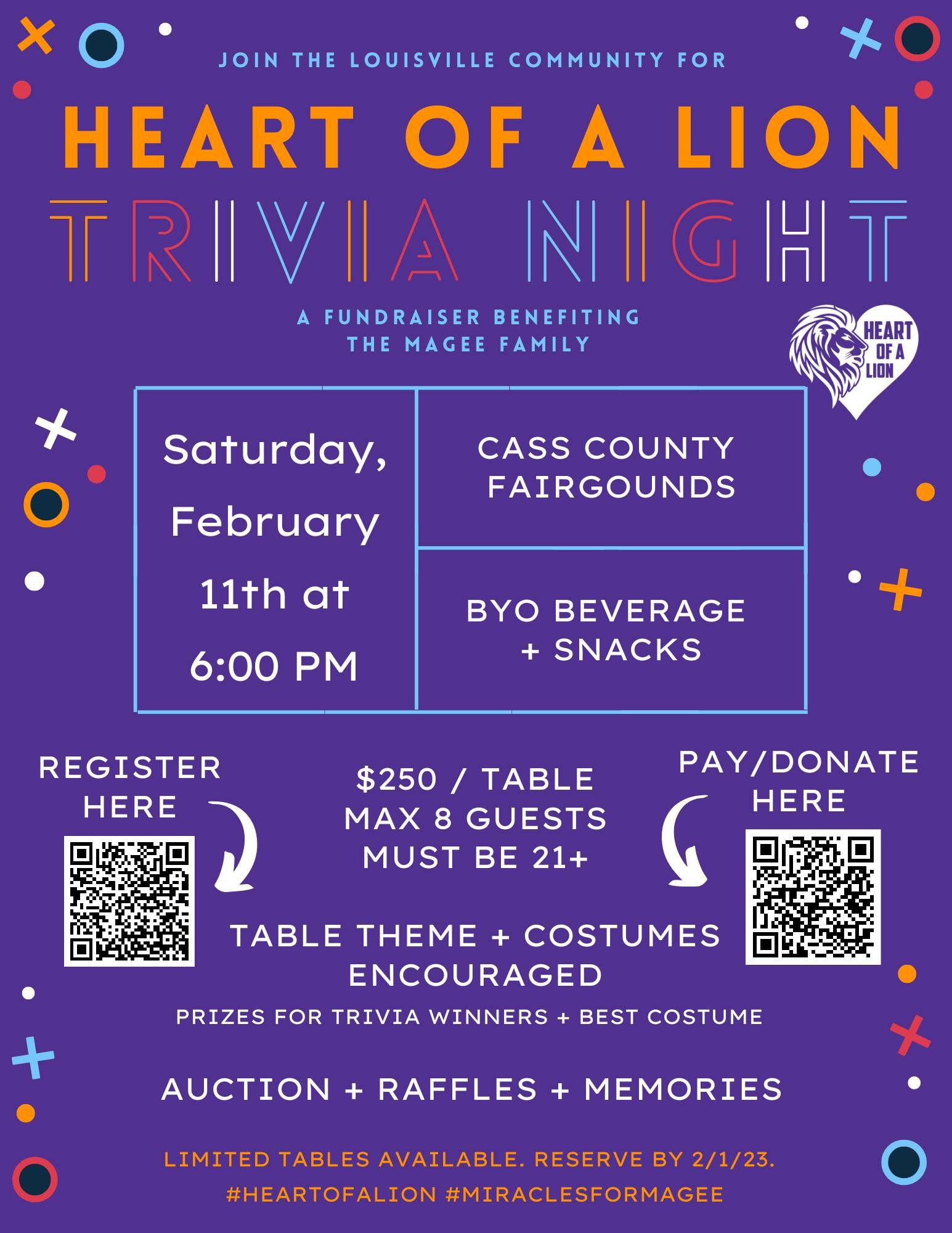 heart of lion trivia night