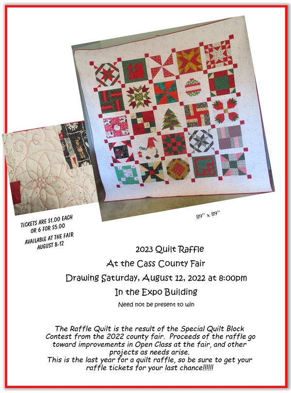 2023 Raffle Poster