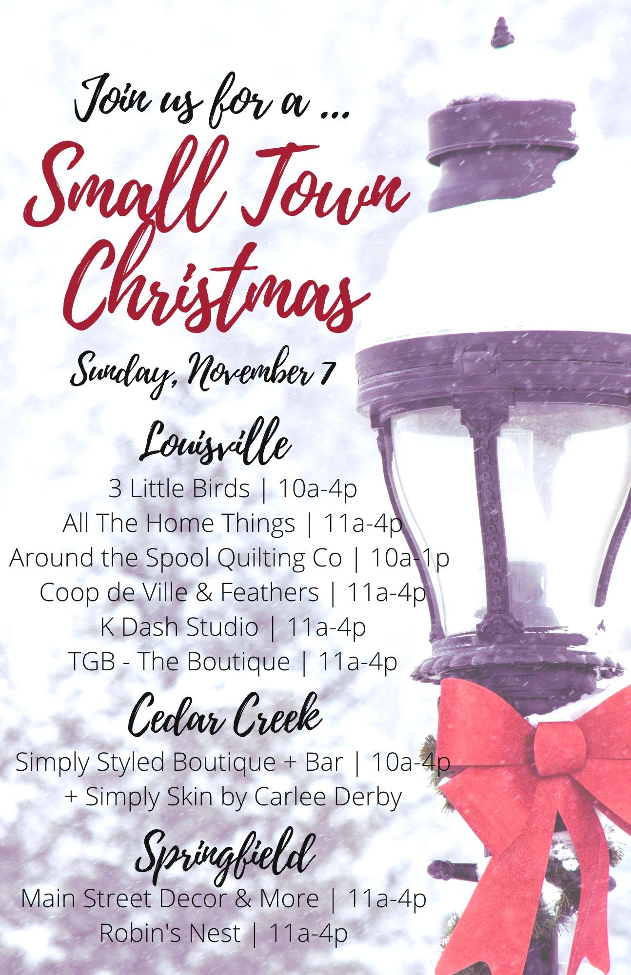 small town christmas